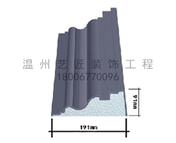 溫州藝匠外立面EPS線條